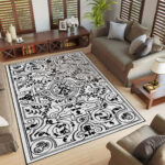 Blattmotiv 02 Teppiche Teppich