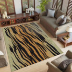 Tigermuster Teppich