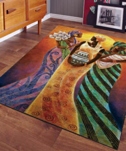Alternative view of Afrika-Frauen-Kunst Teppich