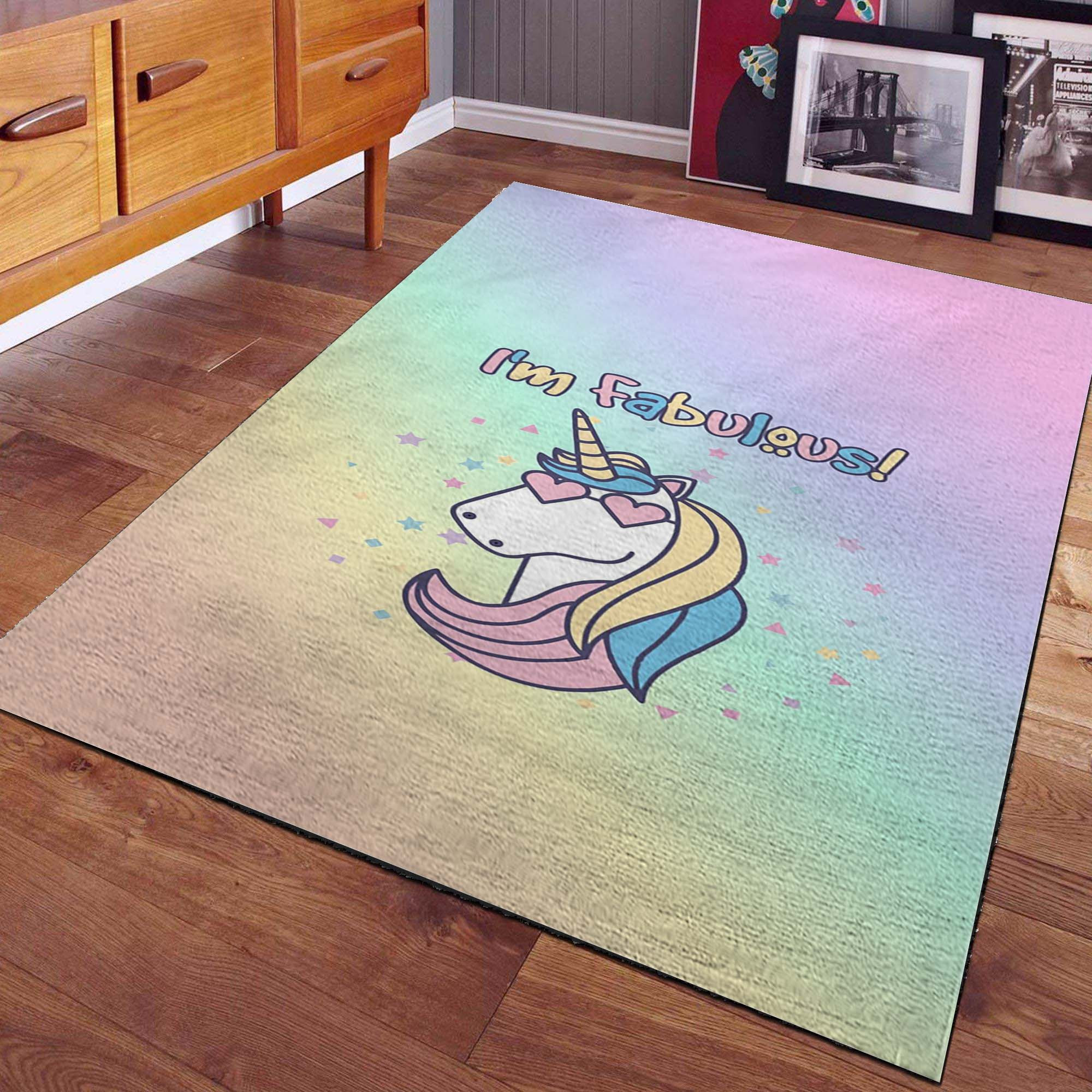 Einhorn Rainbow Fabulous UC04 Teppich – Bild 2