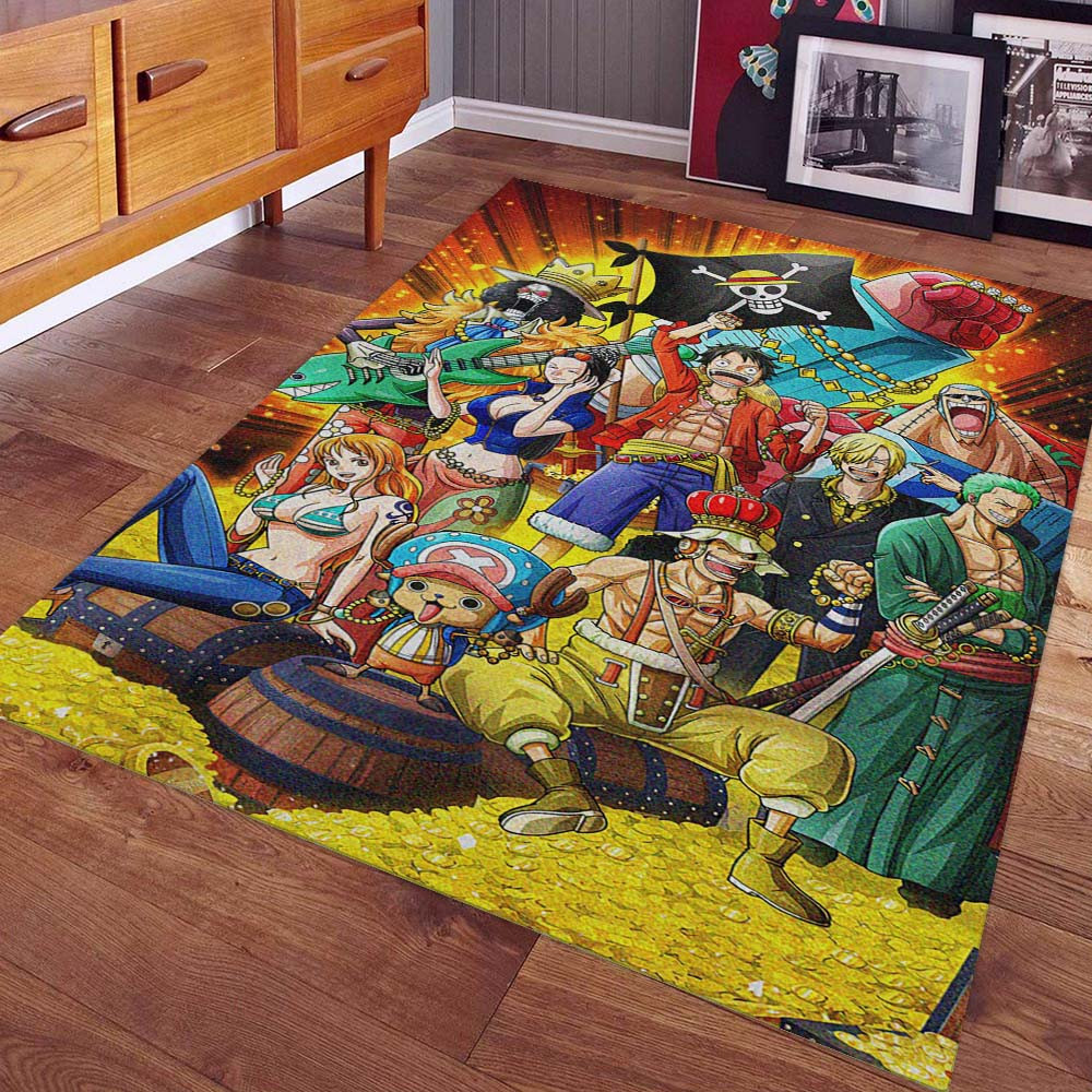 One Piece Golden Teppich