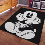 Micky Maus Monochrom Teppich