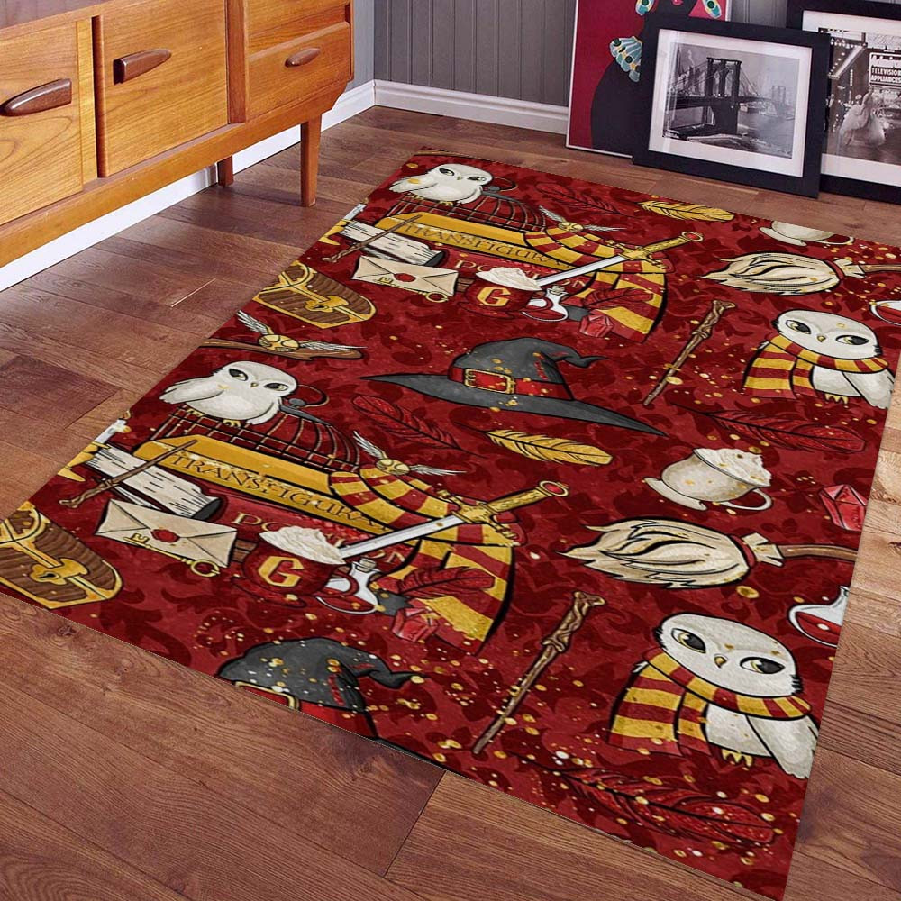 Harry Potter Eule und Hexenhut Teppich