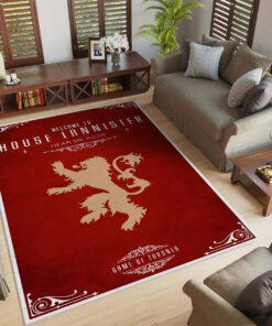 Game of Thrones Willkommen im Haus Lannister Teppich
