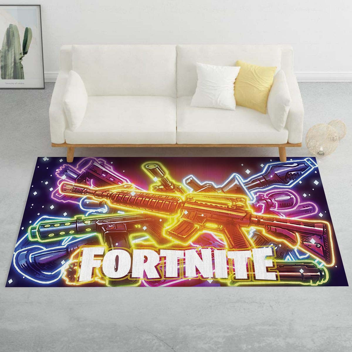 Fortnite Waffen Neon Teppich