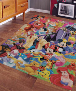 Alle Charaktere Disney Cartoon Teppich