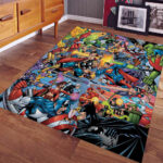 Marvel vs. DC Endkampf Teppich