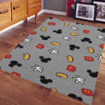 Mickey-Mouse-Muster Teppich