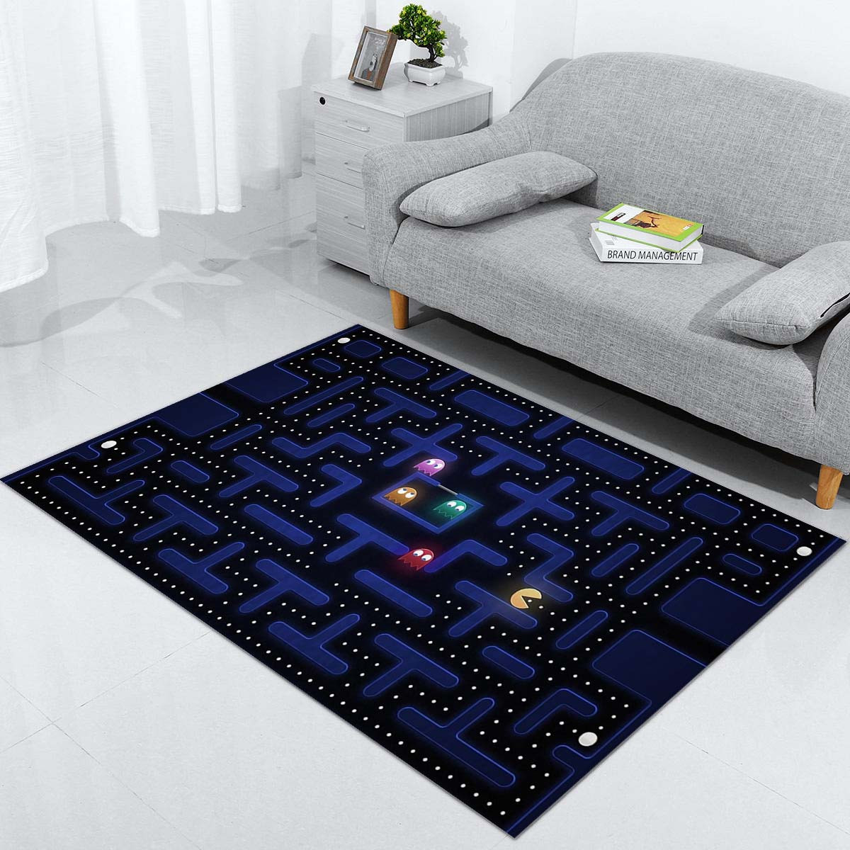 Pacman-Spielzimmer Teppich