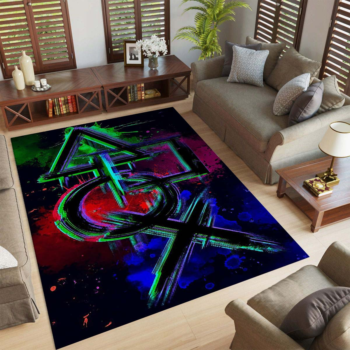 PlayStation-Spielzimmer Teppich