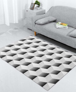 3D-Würfel isometrisch Teppich