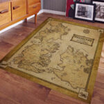 Game of Thrones Westeros und die Free Cities-Karte Teppich