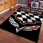 Corvette-Rennen Teppich