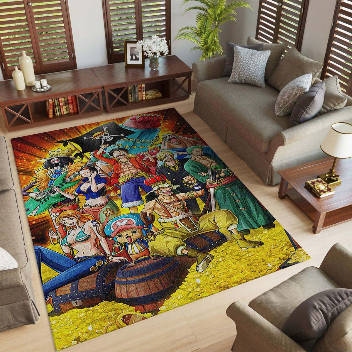 One Piece Golden Teppich – Bild 2