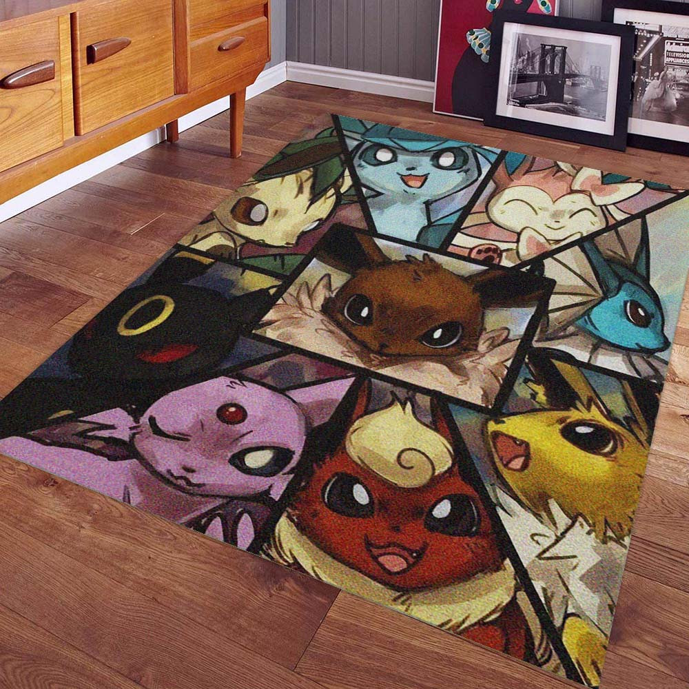Pokemon Evoli Evolution Teppich – Bild 2