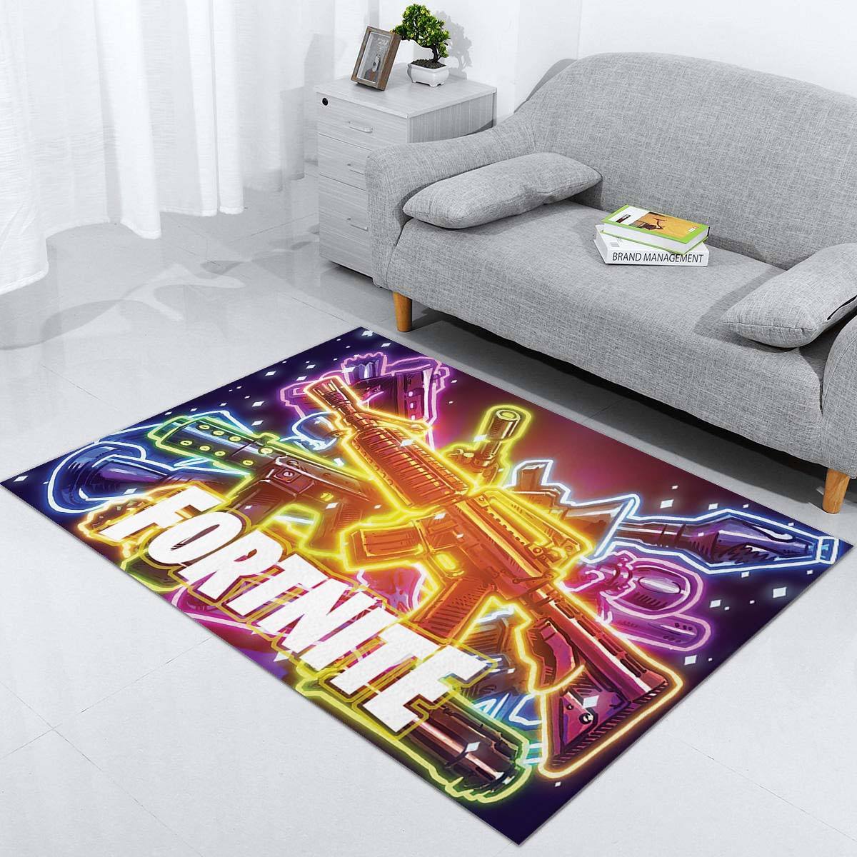 Fortnite Waffen Neon Teppich – Bild 3