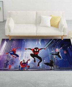 Alternative view of Spider Man in den Spinnenvers Teppich