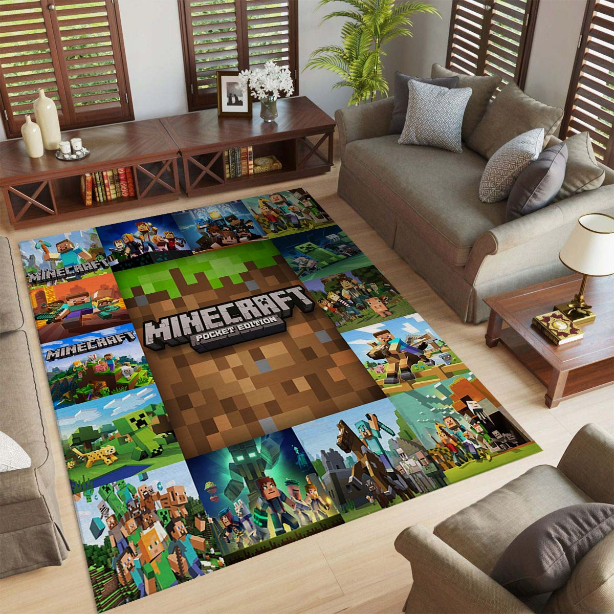 Minecraft-Deko-Ideen Teppich – Bild 2