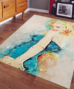 Alternative view of Marilyn Monroe-Kunst Teppich