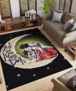 Alternative view of Inuyasha mit Freundin auf dem Mond Teppich