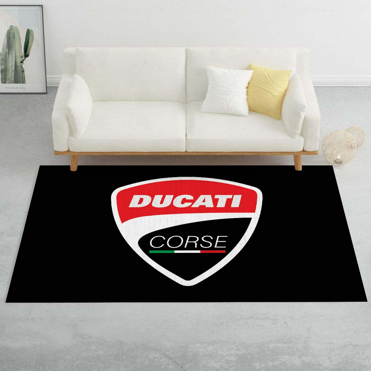 Ducati Corse-Schwarz Teppich – Bild 2