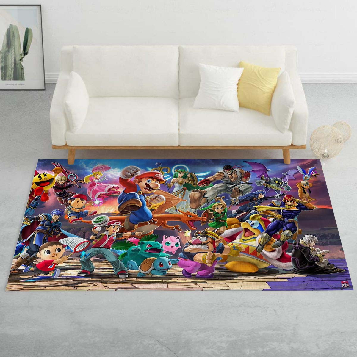 Charaktere aus Super Smash Bros Teppich – Bild 2