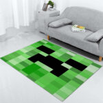 Minecraft Creeper-Videospiel Teppich
