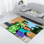 Minecraft-Steve Creeper Teppich
