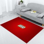Lego-rot Teppich