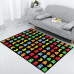 Pac-Man-Muster Teppich