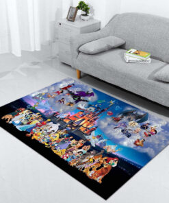 Alle Charaktere Disney Castle Teppich