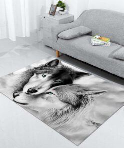 Wolf-Tier Teppich