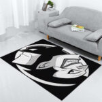 Batman und Joker Monochrom Teppich