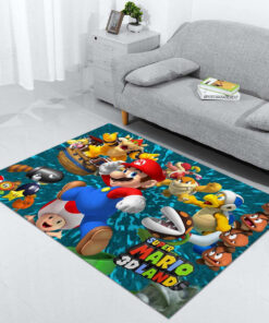 Super Mario 3D Land Decor Ideas Spielzimmer Teppich
