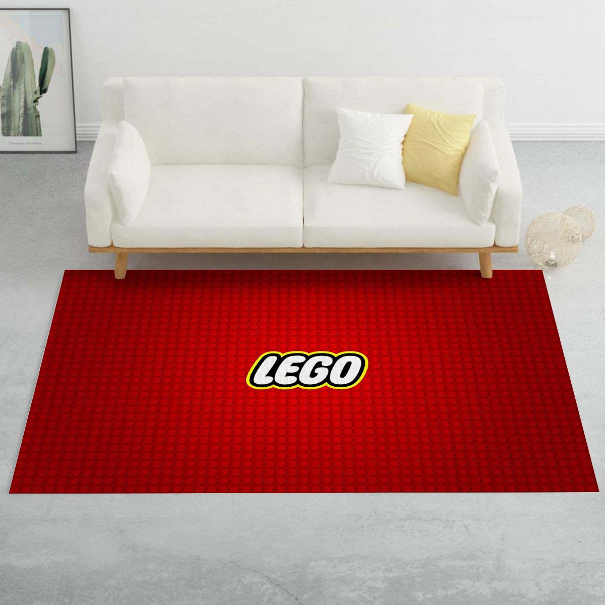 Lego-rot Teppich – Bild 2