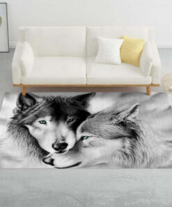 Alternative view of Wolf-Tier Teppich