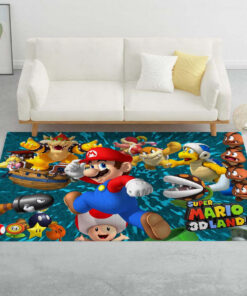 Alternative view of Super Mario 3D Land Decor Ideas Spielzimmer Teppich
