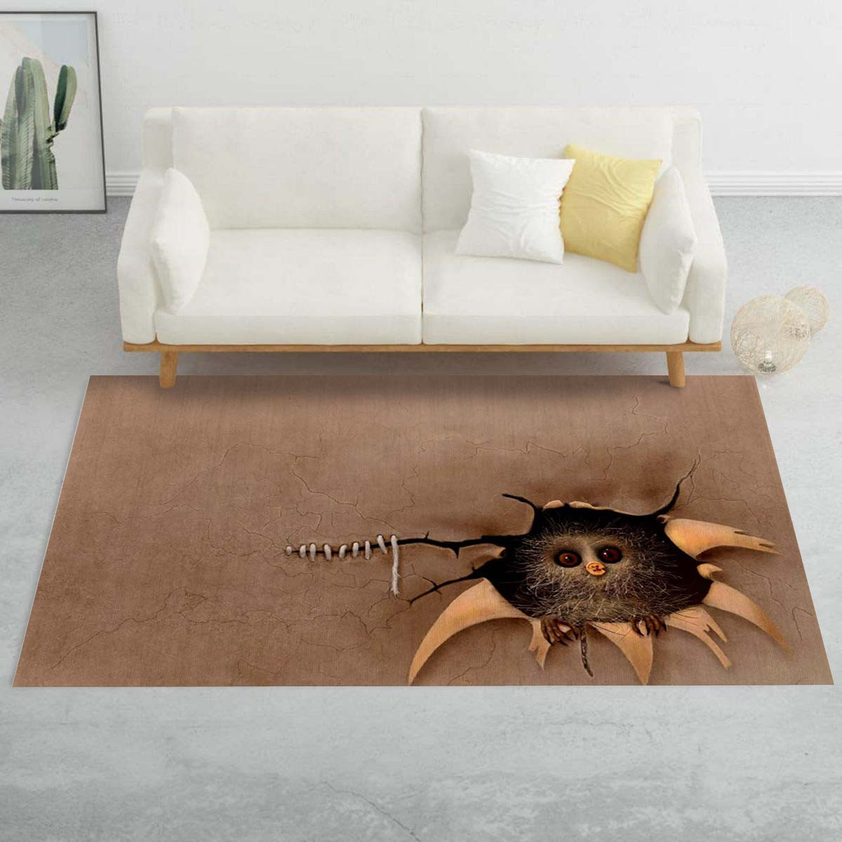 gruselige Illusion Teppich – Bild 2