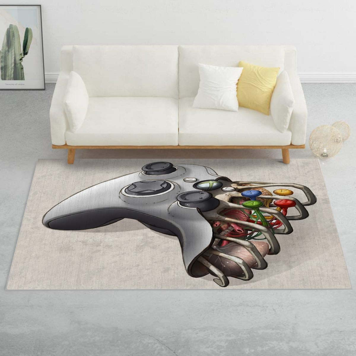 Anatomie des Xbox Controllers Teppich – Bild 2