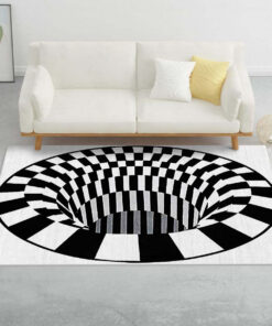 Alternative view of 3D Schwarzes Loch Teppich