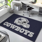 Fußballhelm der Dallas Cowboys Teppich