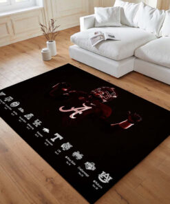 Alabama Crimson Tide Football Team NCAA001 Teppich