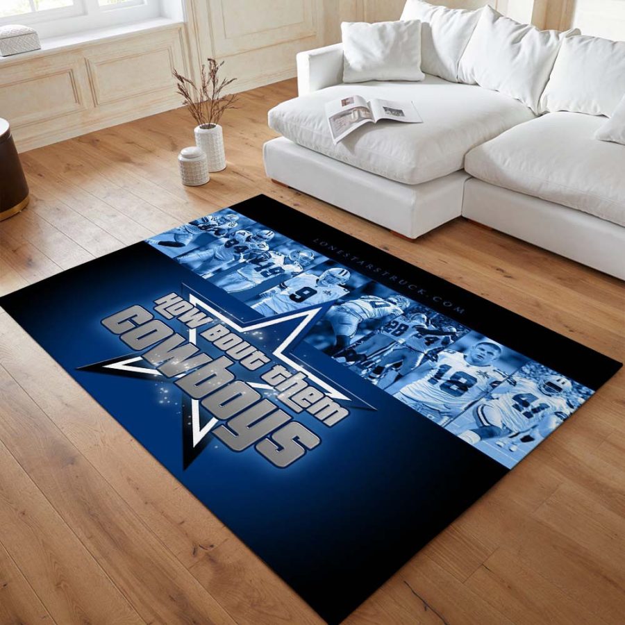 Dallas Cowboys-Fußballmannschaft NFL008 Teppich – Bild 4