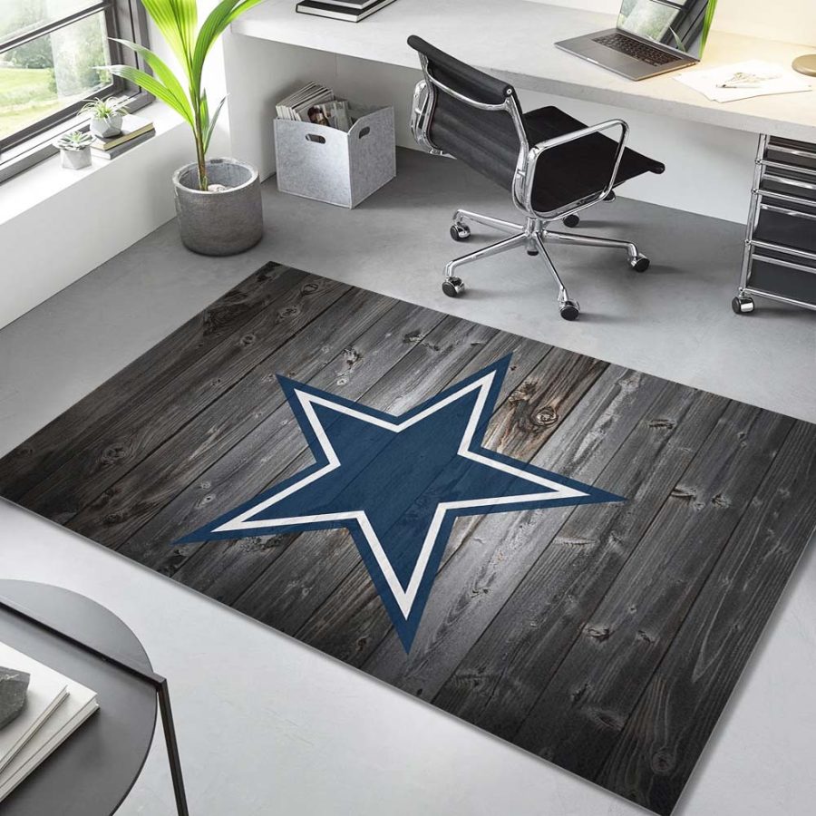 Fußballmannschaft der Dallas Cowboys NFL001 Teppich – Bild 4