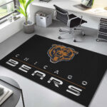 Chicago Bears NFL Football Team Chrom Teppich