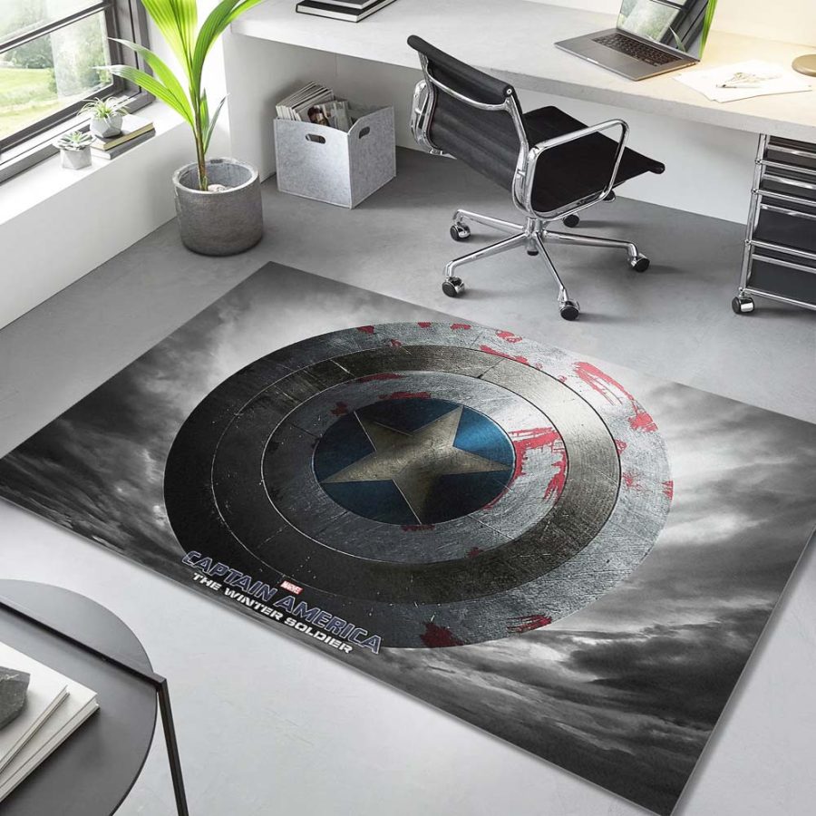 Captain America Schild 2 Teppich – Bild 4