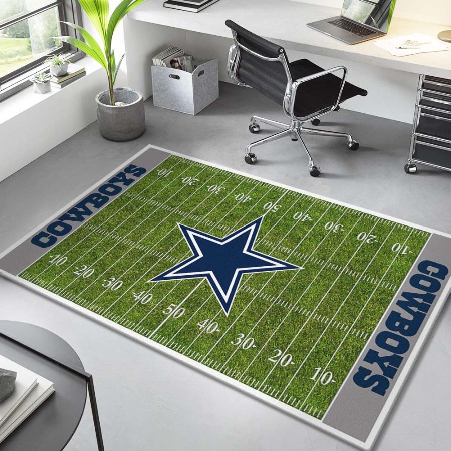 Dallas Cowboys Football Team NFL-Feld Teppich – Bild 4