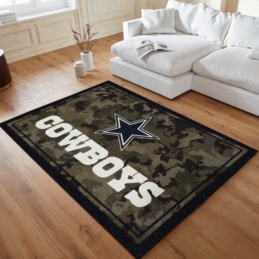 Dallas Cowboys Football Team NFL-Camouflage Teppich – Bild 4
