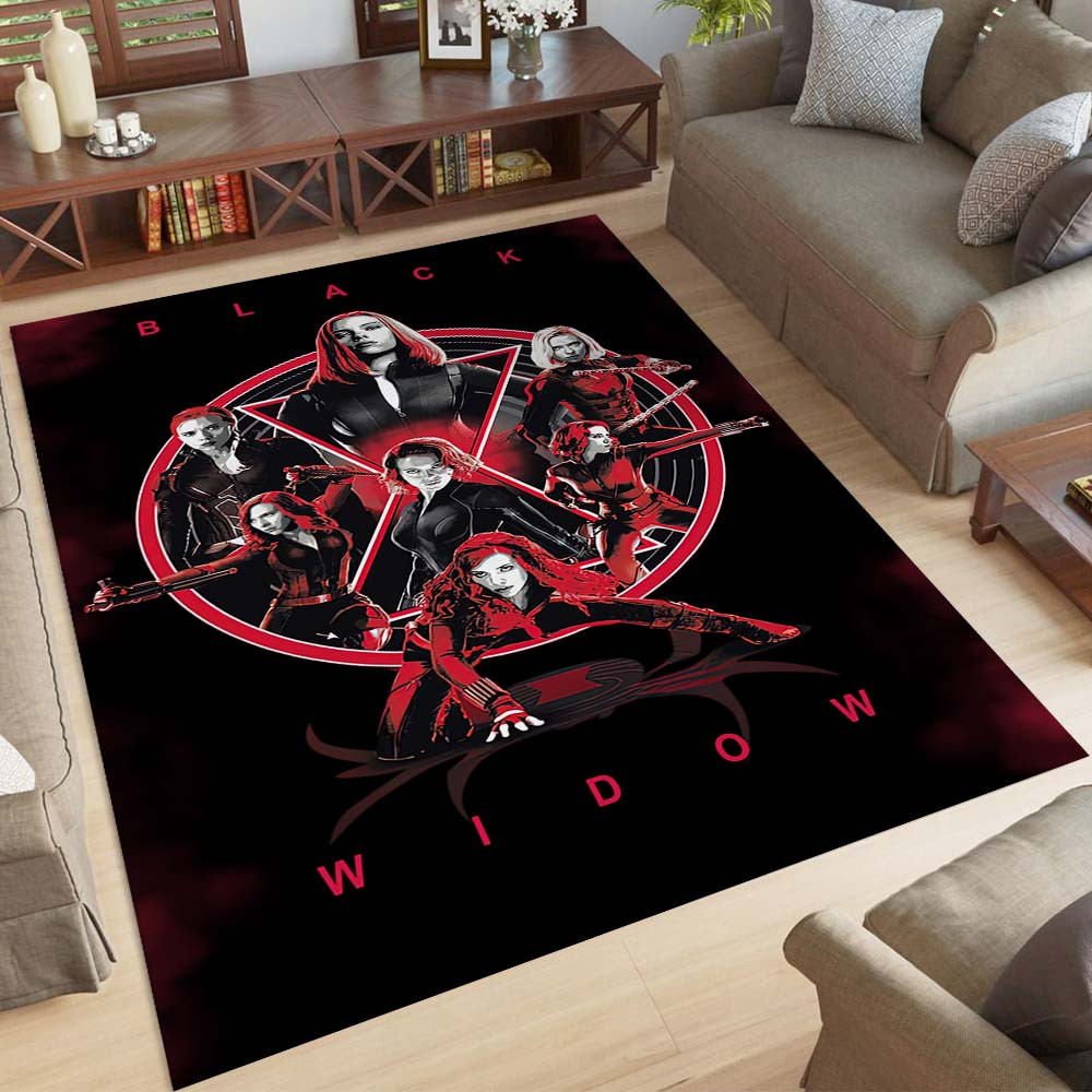 Black Widow Marvel Teppich