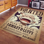 Wanted Monkey D Luffy Gear 5 In One Piece Teppich